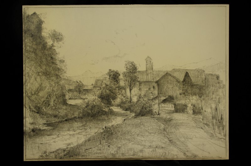 1954 - Paesaggio presso Moso di Sesto